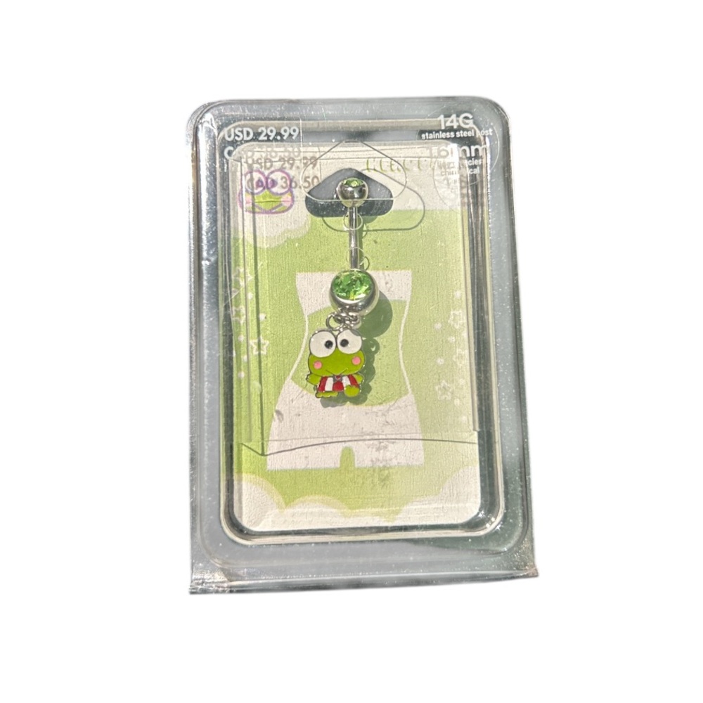 Keroppi Belly Ring